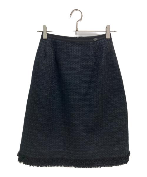 FOXEY（フォクシー）FOXEY (フォクシー) ツイードセットアップ ネイビー サイズ:38の古着・服飾アイテム