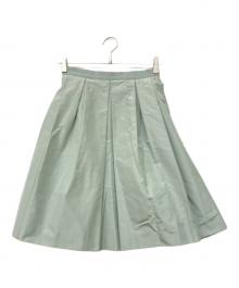 FOXEY（フォクシー）の古着「シルクスカート」｜グリーン