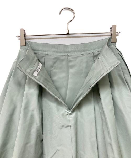 FOXEY（フォクシー）FOXEY (フォクシー) シルクスカート グリーン サイズ:38の古着・服飾アイテム