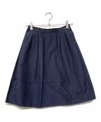 FOXEYフォクシー）の古着「シルクスカート」｜ネイビー