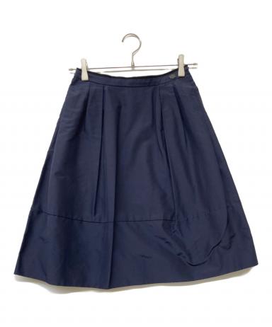 中古・古着通販】FOXEY (フォクシー) シルクスカート ネイビー サイズ