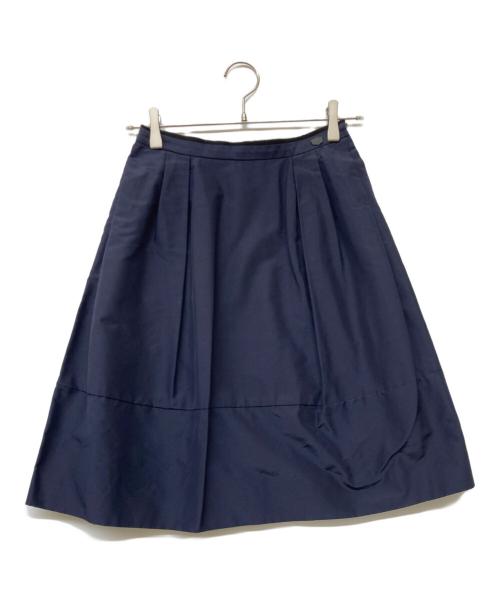 FOXEY（フォクシー）FOXEY (フォクシー) シルクスカート ネイビー サイズ:SIZE 38の古着・服飾アイテム