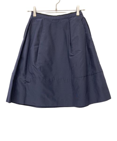 FOXEY（フォクシー）FOXEY (フォクシー) シルクスカート ネイビー サイズ:SIZE 38の古着・服飾アイテム
