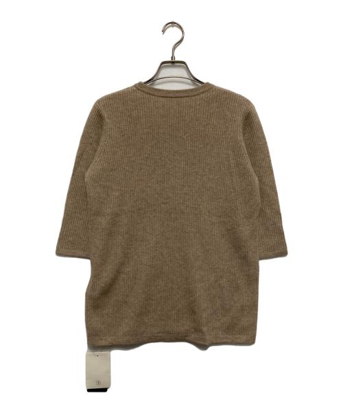 L'appartement（アパルトモン）L'Appartement (アパルトモン) Cashemere Rib Knit ベージュ サイズ:FREEの古着・服飾アイテム