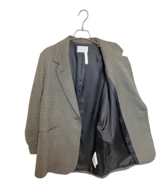 Col Pierrot（コルピエロ）Col Pierrot (コルピエロ) ESTNATION (エストネーション) Check Jacket グレー サイズ:36の古着・服飾アイテム