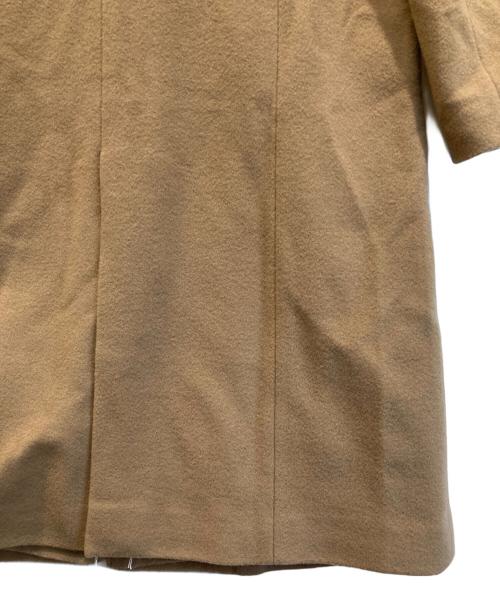 NEWYORKER（ニューヨーカー）NEWYORKER (ニューヨーカー) ファインラムズウールステンカラーコート ブラウン サイズ:11ARの古着・服飾アイテム