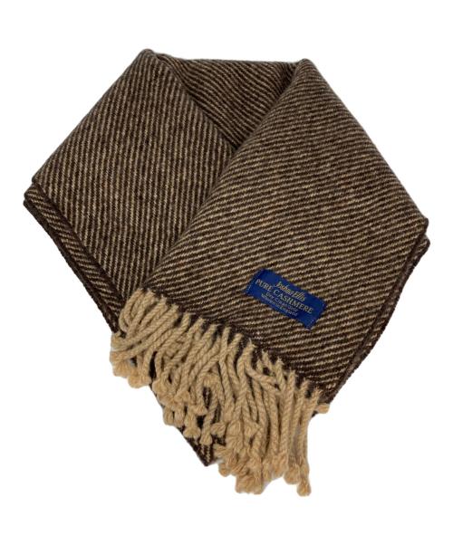 JOSHUA ELLIS（ジョシュア エリス）JOSHUA ELLIS (ジョシュア エリス) カシミヤマフラー ブラウンの古着・服飾アイテム