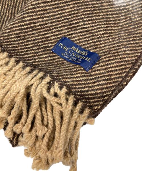 JOSHUA ELLIS（ジョシュア エリス）JOSHUA ELLIS (ジョシュア エリス) カシミヤマフラー ブラウンの古着・服飾アイテム