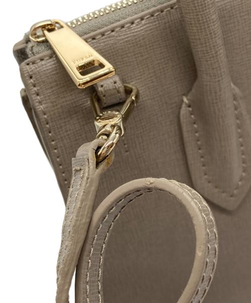 FURLA（フルラ）FURLA (フルラ) 2WAYバッグ グレージュの古着・服飾アイテム