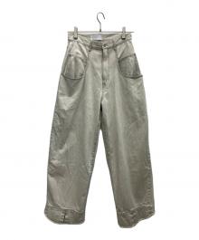 CYAN TOKYO（シアン トーキョー）の古着「ルーズポケットワイドデニム」｜グレー