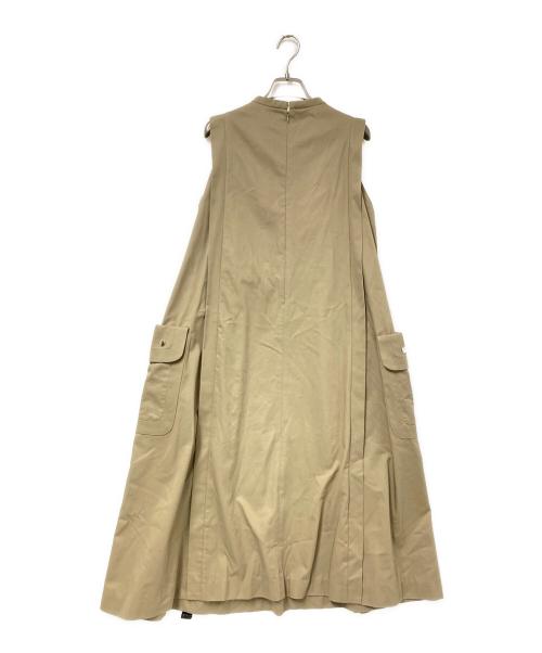 nell（ネル）nell (ネル) コットンAラインワンピース ブラウン サイズ:下記参照の古着・服飾アイテム