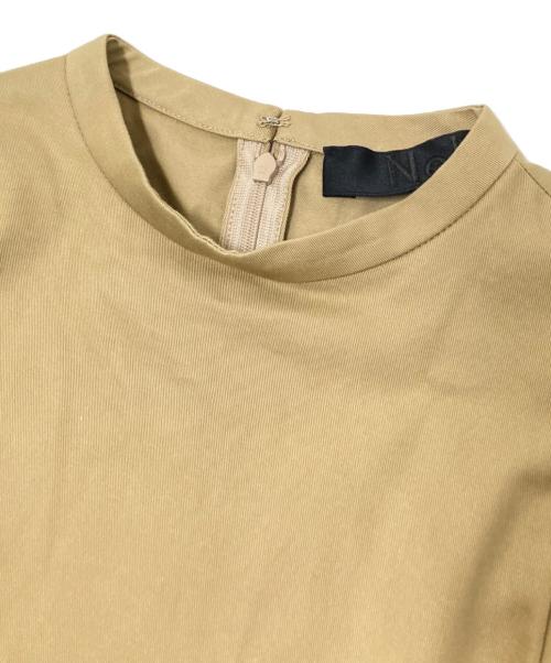 nell（ネル）nell (ネル) コットンAラインワンピース ブラウン サイズ:下記参照の古着・服飾アイテム