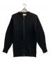 CLANE（クラネ）の古着「ZIP RIB KNIT TOPS」｜ブラック