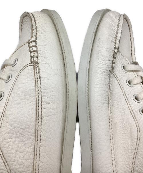 PARABOOT（パラブーツ）PARABOOT (パラブーツ) マリブ デッキシューズ モカシン ホワイト サイズ:SIZE 6の古着・服飾アイテム