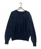 AURALEEオーラリー）の古着「ELASTIC HIGH GAUGE SWEAT」｜ネイビー