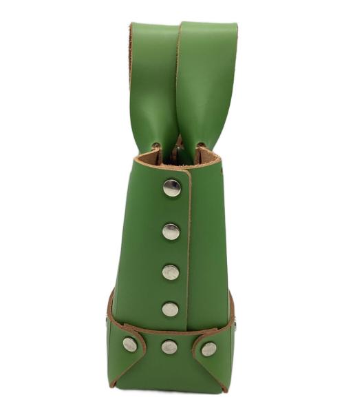 HENDER SCHEME（エンダースキーマ）HENDER SCHEME (エンダースキーマ) Assemble Rectangle Bag 黄緑の古着・服飾アイテム