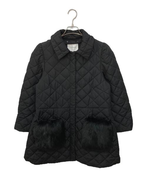 CADUNE（カデュネ）CADUNE (カデュネ) コラボキルティングコート ブラック サイズ:38の古着・服飾アイテム