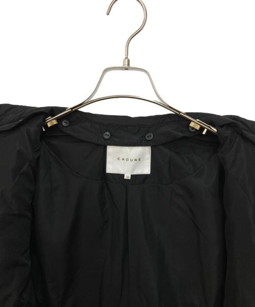 CADUNE（カデュネ）CADUNE (カデュネ) コラボキルティングコート ブラック サイズ:38の古着・服飾アイテム