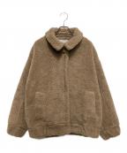 ARPEGE STORYアルページュストーリー）の古着「ボアショートコート」｜ブラウン