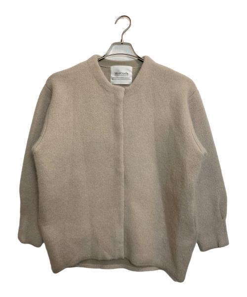Mystrada（マイストラーダ）Mystrada (マイストラーダ) ラクーンカーデ ブラウン サイズ:38の古着・服飾アイテム