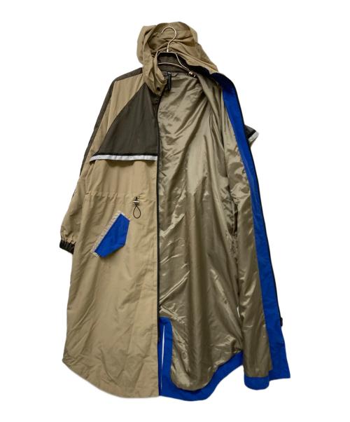 casane（カサネ）casane (カサネ) ナイロンカラーレイヤードコート ベージュ サイズ:FREEの古着・服飾アイテム