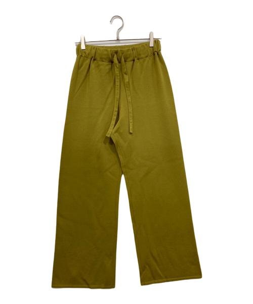BATONER（バトナ―）BATONER (バトナ―) 32G SMOOTH WOOL EASY PANTS マスタード サイズ:1の古着・服飾アイテム