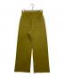 BATONER (バトナ―) 32G SMOOTH WOOL EASY PANTS マスタード サイズ:1：7000円