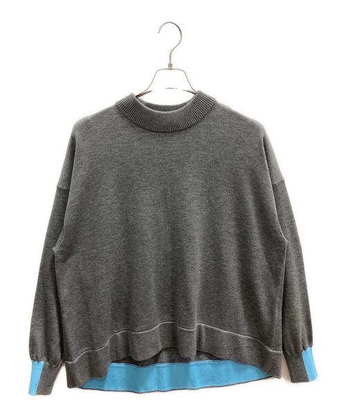 nagonstans（ナゴンスタンス）nagonstans (ナゴンスタンス) a-line pullover グレー サイズ:Ｍ 未使用品の古着・服飾アイテム