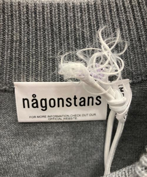 nagonstans（ナゴンスタンス）nagonstans (ナゴンスタンス) a-line pullover グレー サイズ:Ｍ 未使用品の古着・服飾アイテム