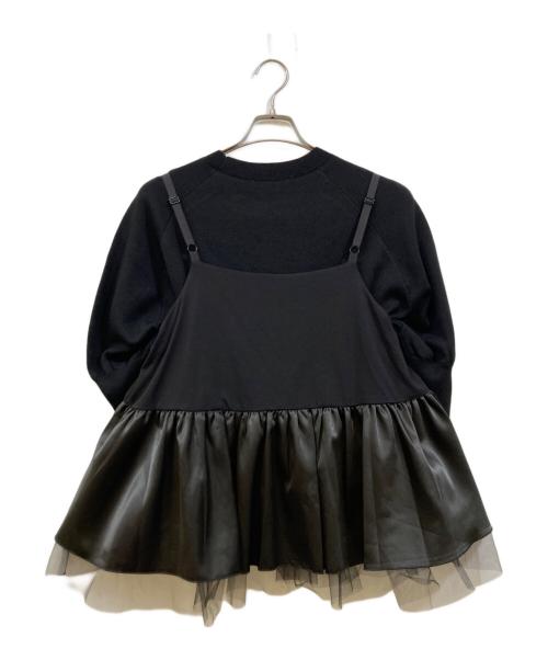 BEARDSLEY（ビアズリー）BEARDSLEY (ビアズリー) チュチュキャミニット ブラック サイズ:Freeの古着・服飾アイテム