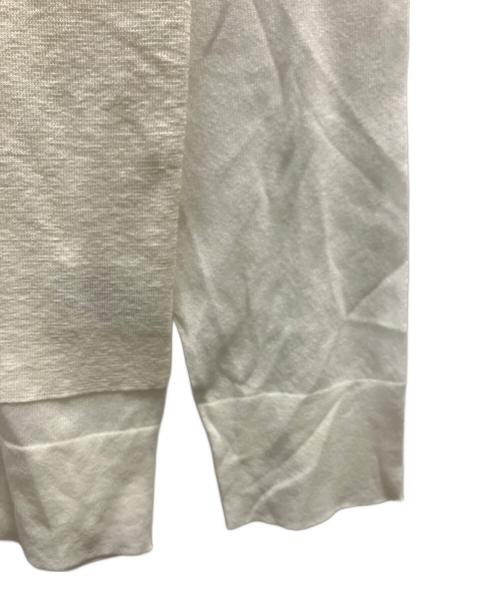 Drawing Numbers（ドローイングナンバーズ）Drawing Numbers (ドローイングナンバーズ) シースルーパネルニット アイボリー サイズ:38の古着・服飾アイテム