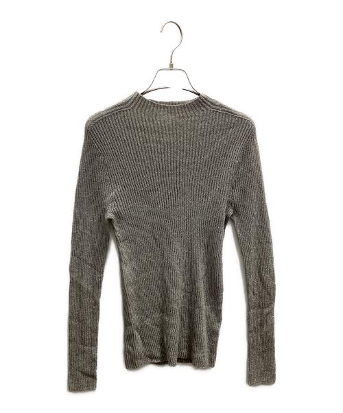 Drawing Numbers（ドローイングナンバーズ）Drawing Numbers (ドローイングナンバーズ) ラメリブニット グレー サイズ:38の古着・服飾アイテム