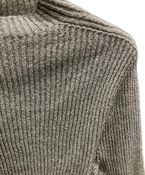 Drawing Numbers（ドローイングナンバーズ）Drawing Numbers (ドローイングナンバーズ) ラメリブニット グレー サイズ:38の古着・服飾アイテム