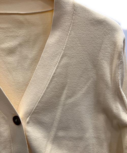 SOEJU（ソージュ）SOEJU (ソージュ) Vネックショートニットカーディガン イエロー サイズ:フリーの古着・服飾アイテム