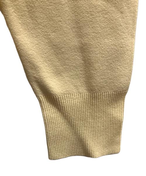 SOEJU（ソージュ）SOEJU (ソージュ) Vネックショートニットカーディガン イエロー サイズ:フリーの古着・服飾アイテム