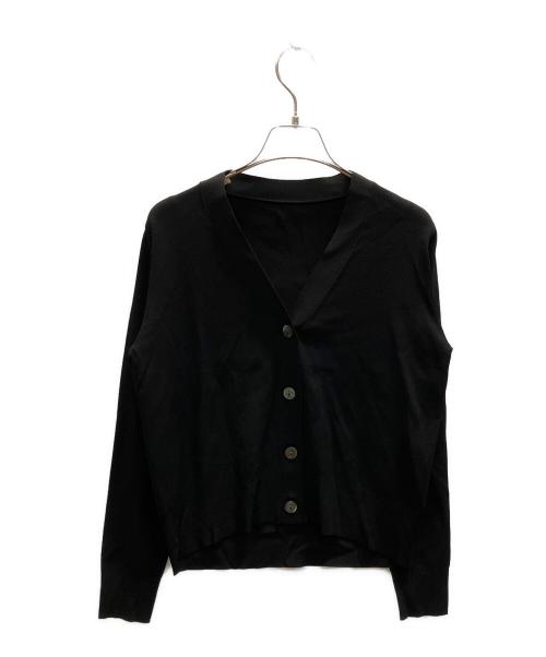 SOEJU（ソージュ）SOEJU (ソージュ) Vネックショートニットカーディガン ブラック サイズ:フリーの古着・服飾アイテム
