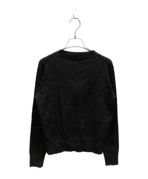 SOEJU（ソージュ）SOEJU (ソージュ) Vネックショートニットカーディガン ブラック サイズ:フリーの古着・服飾アイテム