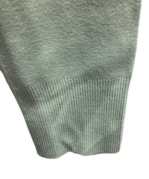 SOEJU（ソージュ）SOEJU (ソージュ) Vネックショートニットカーディガン グリーン サイズ:フリーの古着・服飾アイテム