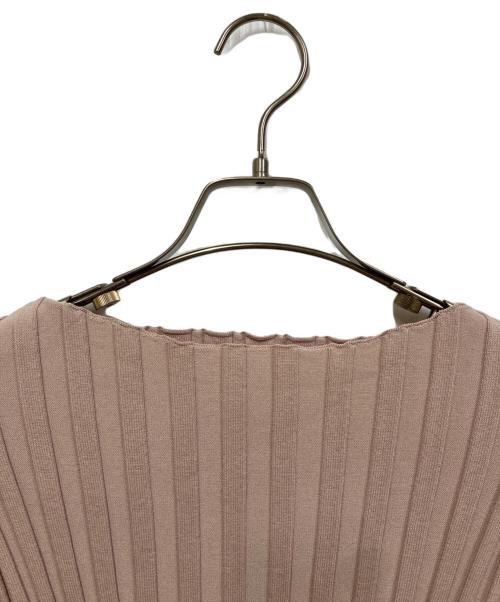 anuans（アニュアンス）anuans (アニュアンス) ワイドリブニットセットアップ ピンクベージュ サイズ:SIZE Freeの古着・服飾アイテム