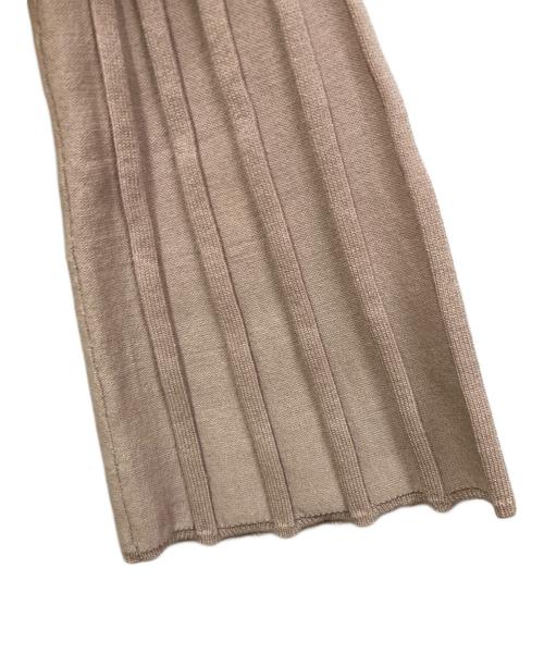 anuans（アニュアンス）anuans (アニュアンス) ワイドリブニットセットアップ ピンクベージュ サイズ:SIZE Freeの古着・服飾アイテム