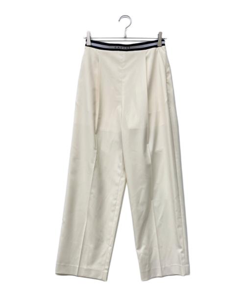 CADUNE（カデュネ）CADUNE (カデュネ) ラインゴムパンツ アイボリー サイズ:36の古着・服飾アイテム