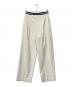 CADUNE（カデュネ）の古着「ラインゴムパンツ」｜アイボリー