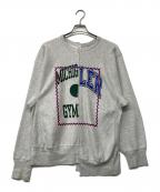 COMPOSITIONコンポジション）の古着「combination sweat」｜グレー