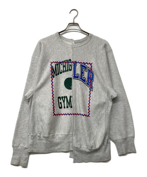 COMPOSITION（コンポジション）COMPOSITION (コンポジション) combination sweat グレー サイズ:-の古着・服飾アイテム