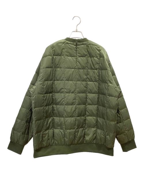 TAION（タイオン）TAION (タイオン) Adam et Rope (アダム エ ロペ) CREWNECK DOWNプルオーバー カーキ サイズ:L 未使用品の古着・服飾アイテム