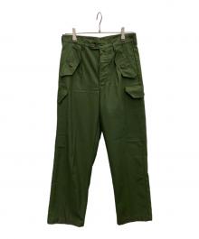 Swedish Army（スウェーデン軍）の古着「ユーティリティカーゴパンツ」｜オリーブ