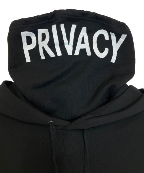 MINEDENIM（マインデニム）MINEDENIM (マインデニム) Privacy Balaclava Pullover Hoodie ブラック サイズ:L 未使用品の古着・服飾アイテム