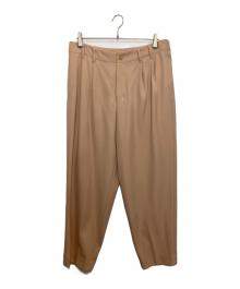 nonnotte（ノノット）の古着「2 TACK WIDE TAPERED TROUSERS」｜ピンク