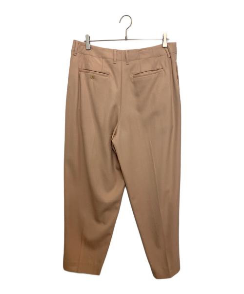 nonnotte（ノノット）NONNOTTE (ノノット) 2 TACK WIDE TAPERED TROUSERS ピンク サイズ:5の古着・服飾アイテム