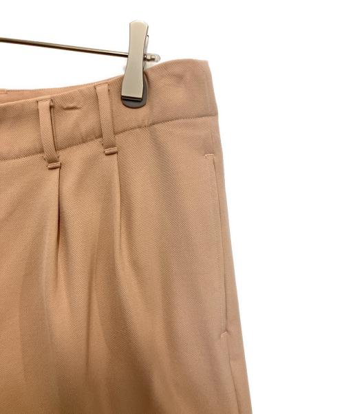nonnotte（ノノット）NONNOTTE (ノノット) 2 TACK WIDE TAPERED TROUSERS ピンク サイズ:5の古着・服飾アイテム